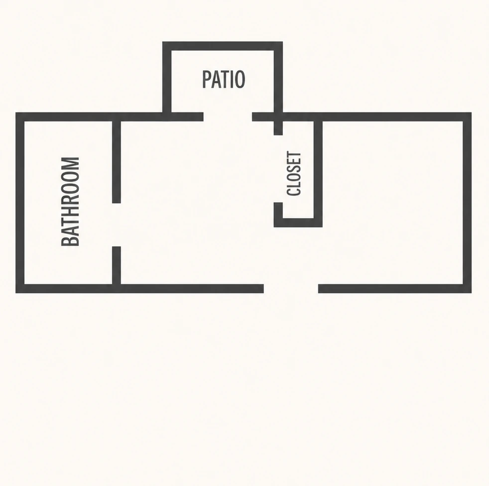Deluxe Suite floor plan at Legacy Assisted Living